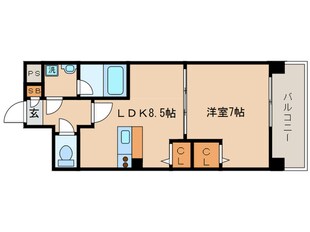 コンフォ－レ栗栖野の物件間取画像